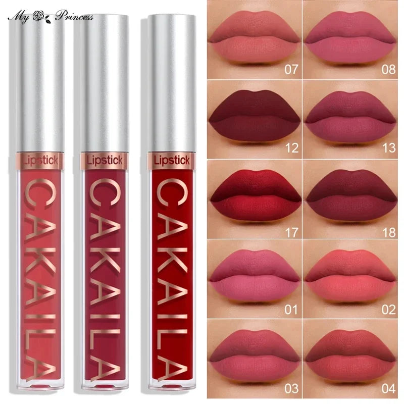 18 Color Velvet Matte Lipstick