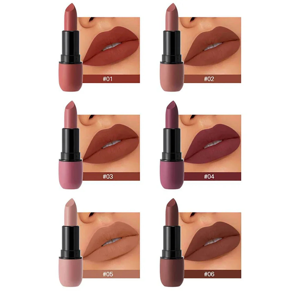 6 Colors Moisture Lipstick