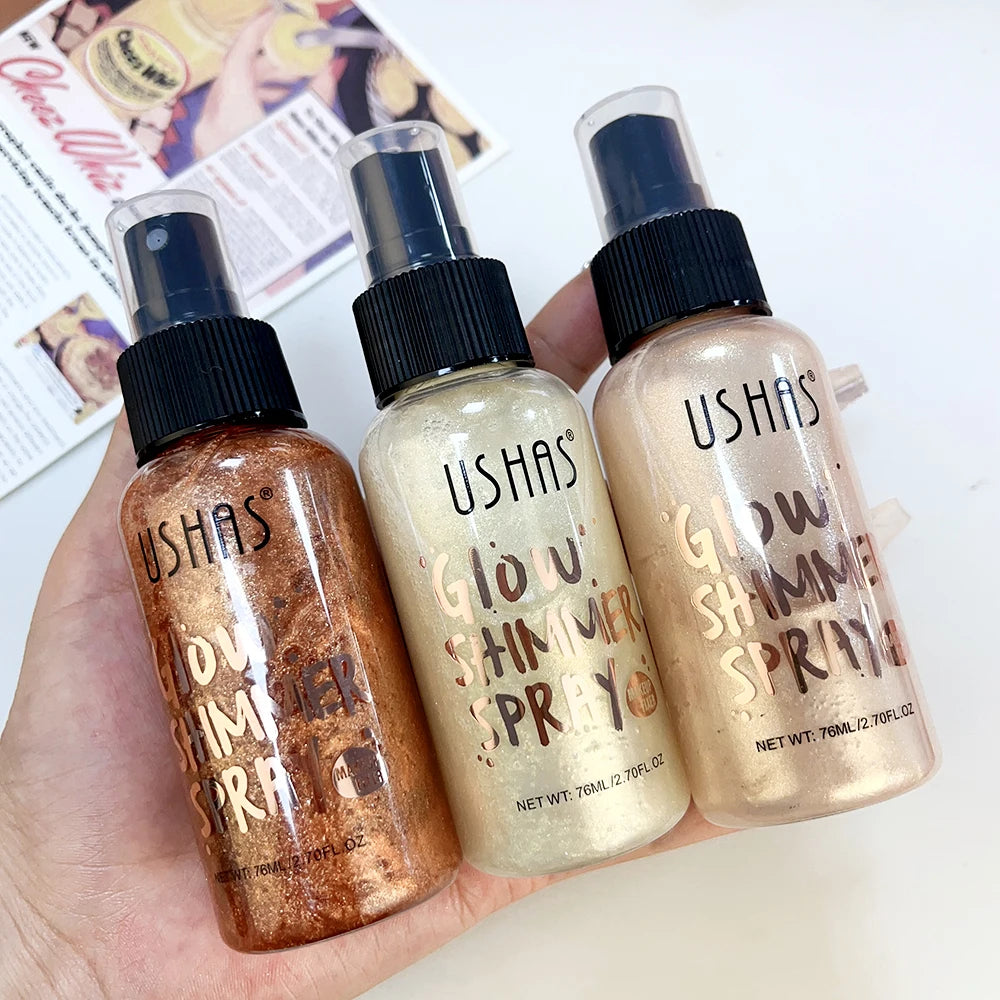 Waterproof Bronzer Highlighter Liquid Spray