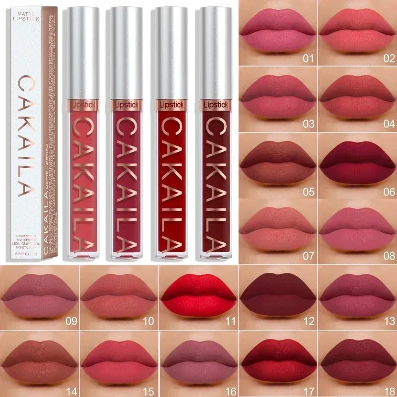 18 Color Velvet Matte Lipstick