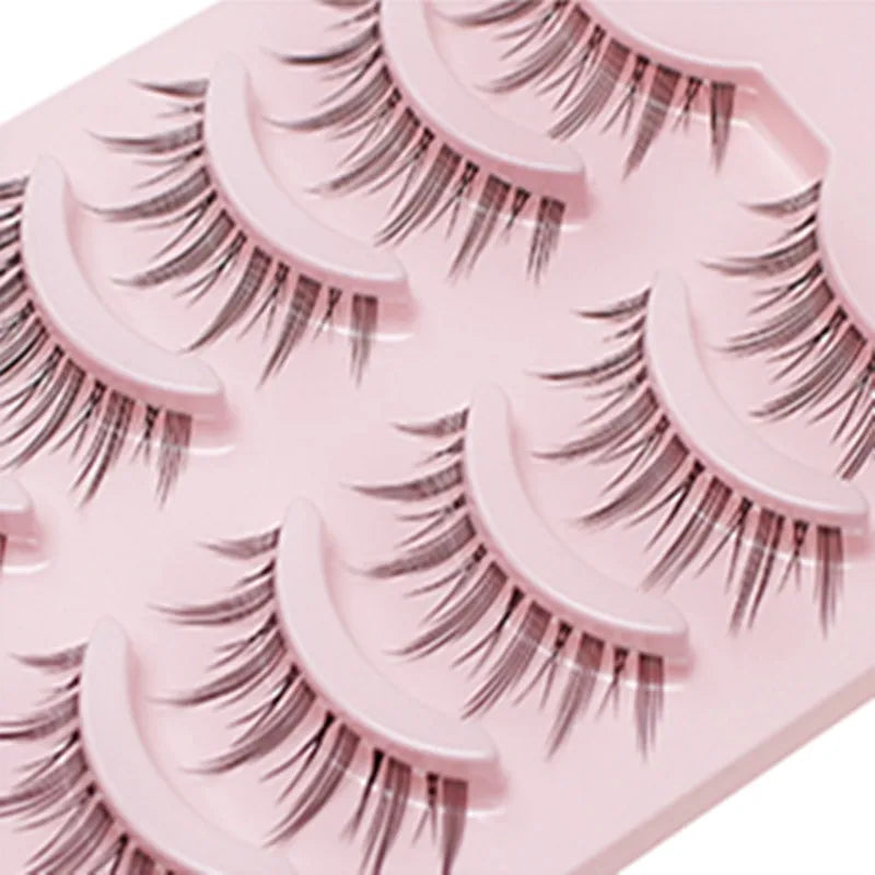 5 Pairs Anime Cosplay Faux Mink Lashes