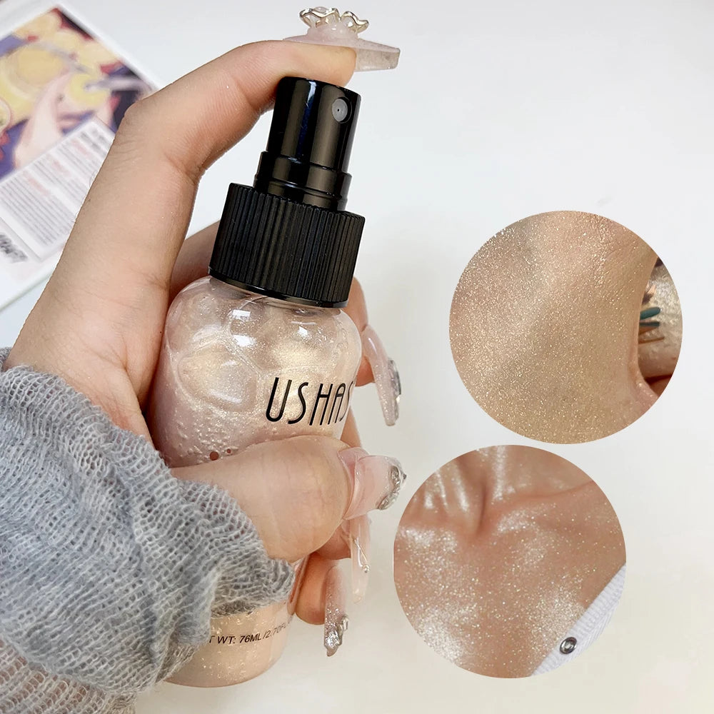 Waterproof Bronzer Highlighter Liquid Spray