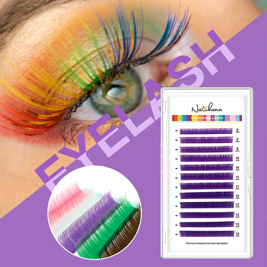 Colored Eyelashes for Extension